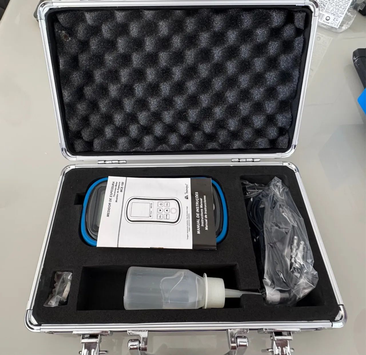 Medidor de Espessura Digital 1,2 a 220mm Minipa MCE-100 - Foto 5