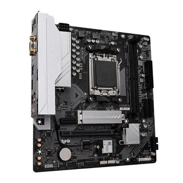 Placa Mãe Gigabyte B650M Gaming WIFI, AMD AM5, mATX, DDR5, 12x 77,26 - Foto 3