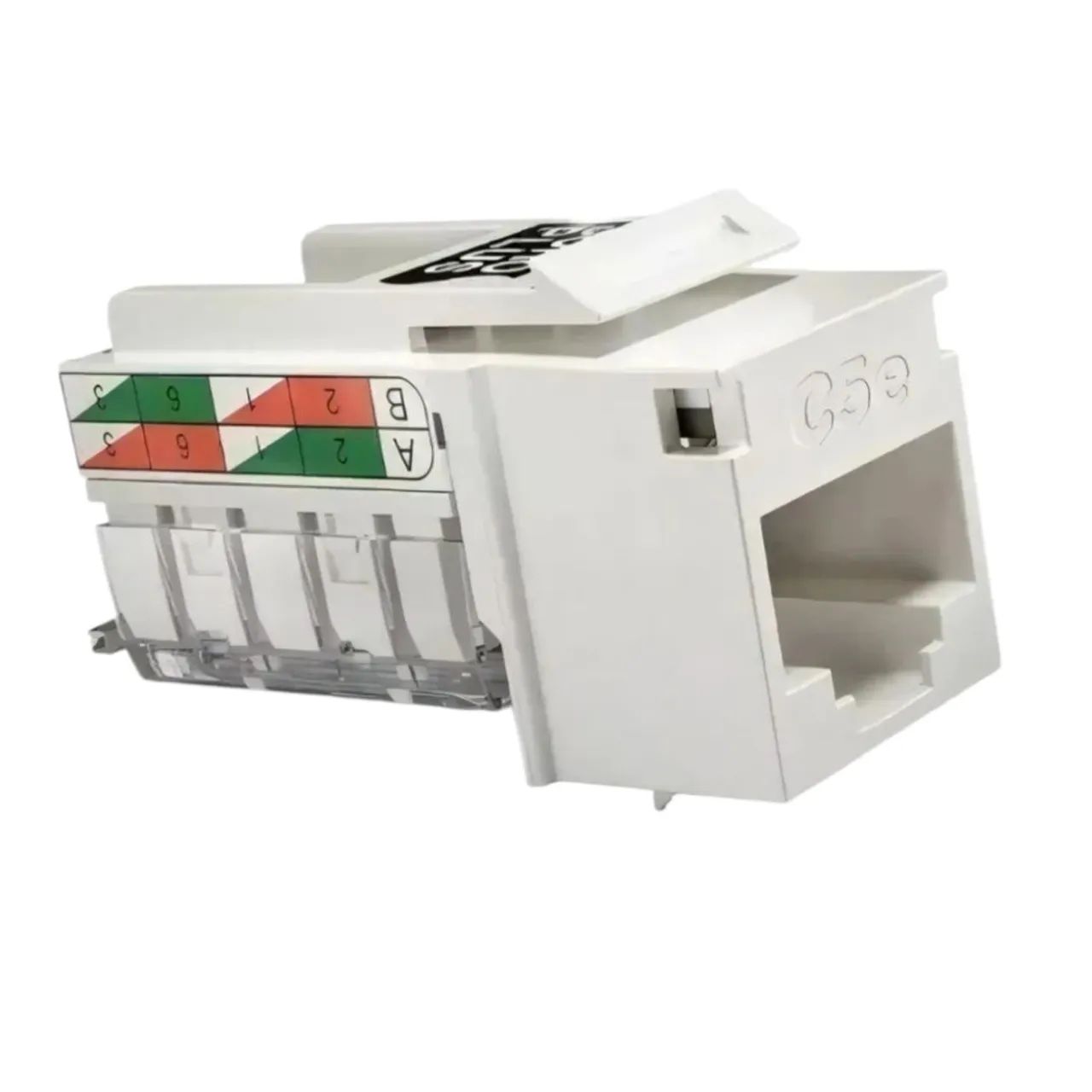 Conector Keystone RJ45 Cat.5e Furukawa SohoPlus Novo Lacrado Branco - Foto 3