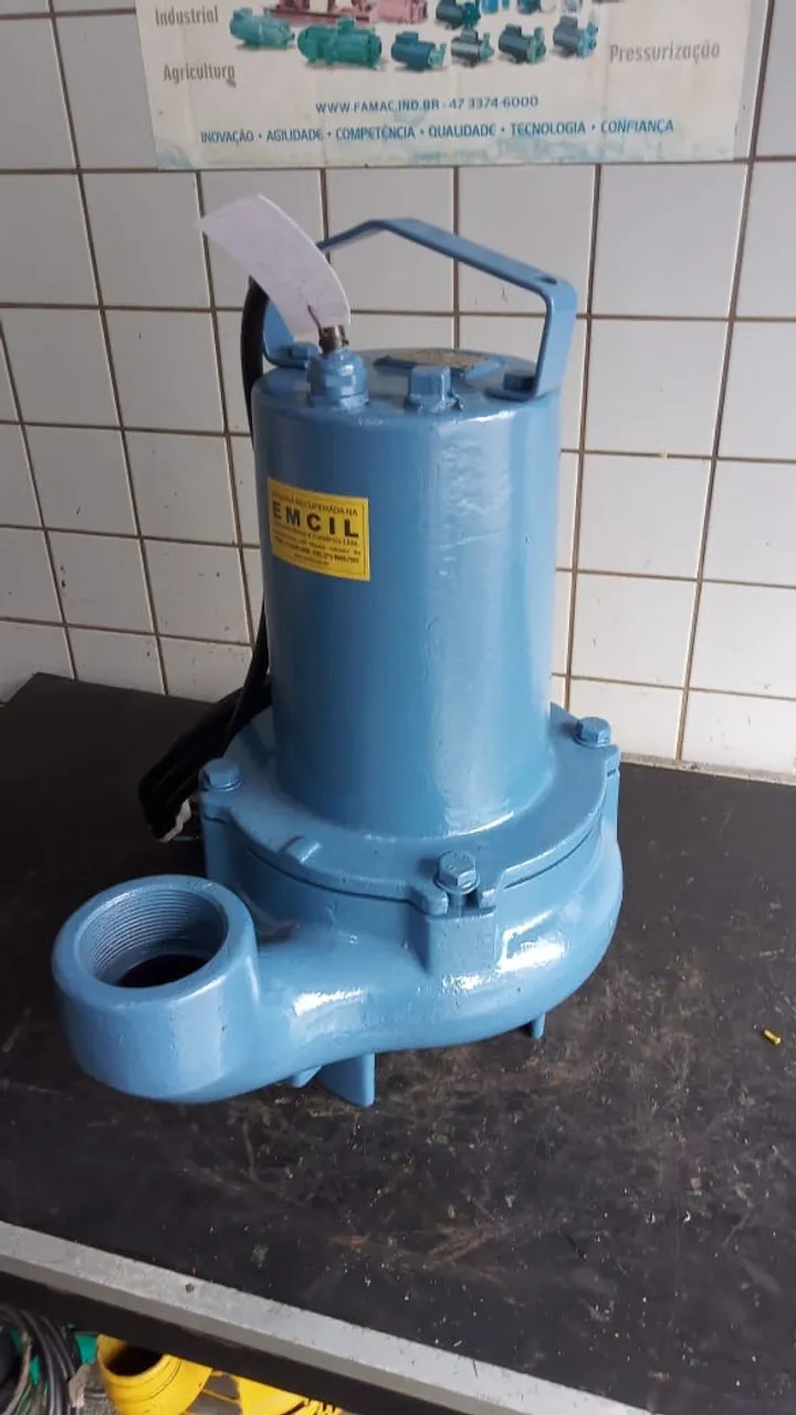 Motobomba Submersivel Semi nova KSB KRT Drainer 1500 1.5cv 380v AMP:2.8