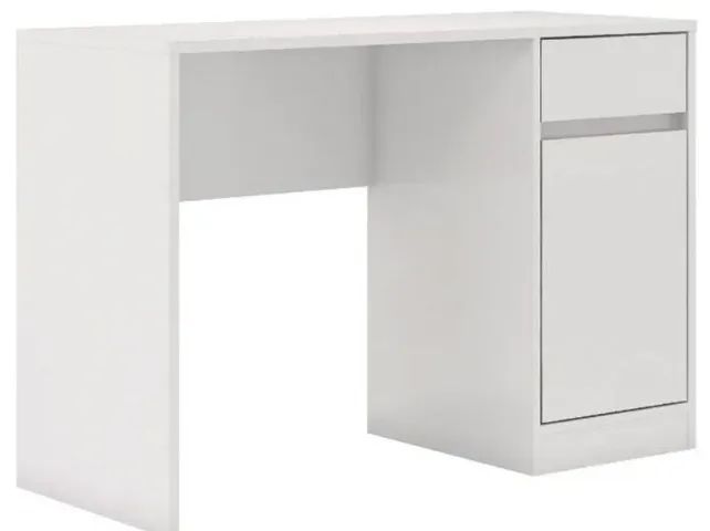 Mesa para escritório com porta e gaveta em bom estado de conservação 10 unidades - Foto 2