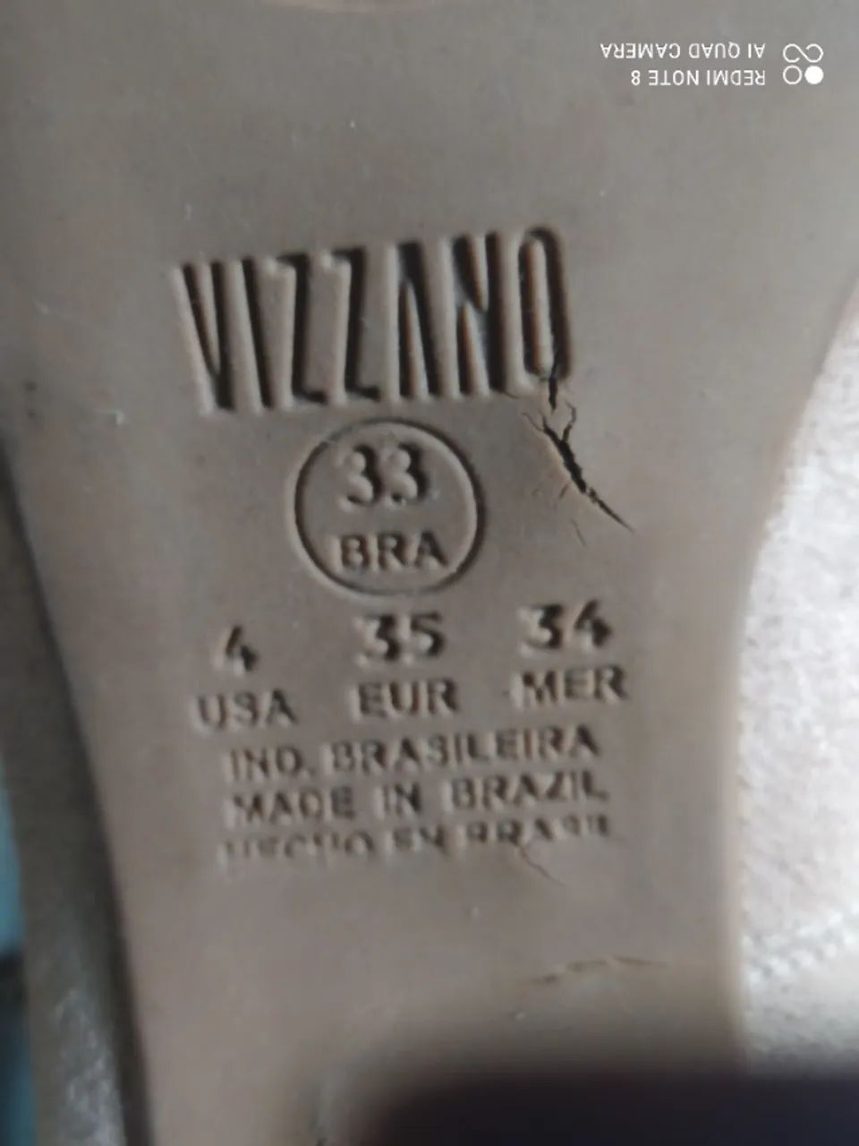 Sapato Vizzano 33 - Usado - Foto 2
