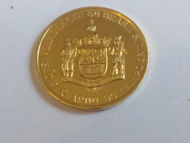 Moeda de Ouro em Comemoração à 1 milhão de unidades vendidas do Fusca 1970 - Foto 2