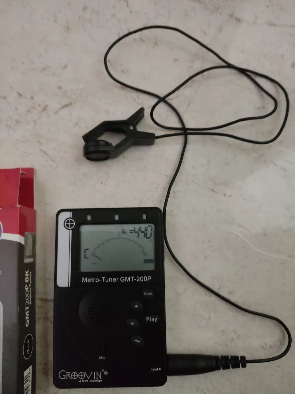Afinador de Violão Groovin gmt200p 3 em 1 completo  - Foto 2