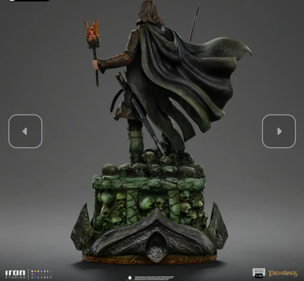 Aragorn Unleashed Iron Studios The Lord of the Rings - Foto 5