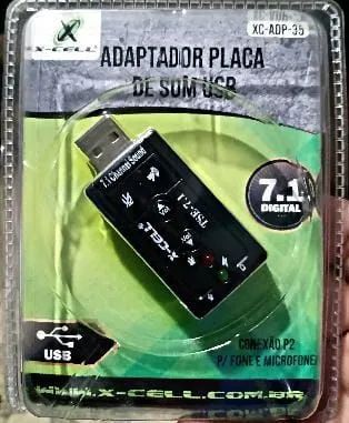 Adaptador Som USB PC  - Foto 2