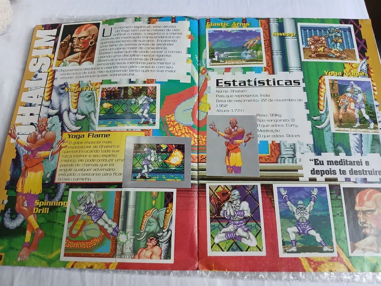 Street fighter album de figurinhas completo capcom - Foto 5