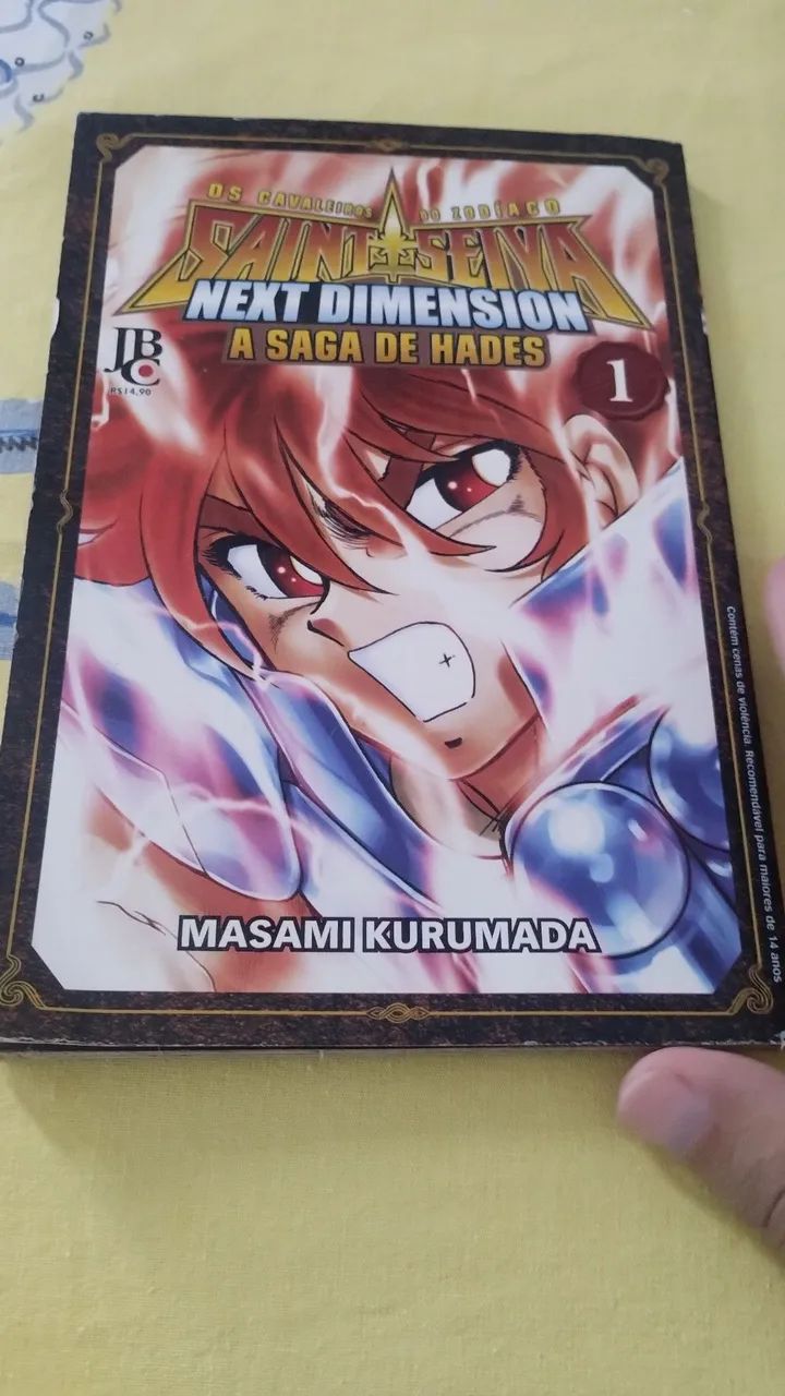 Cavaleiros do Zodíaco Next Dimension vol 1 mangá em português