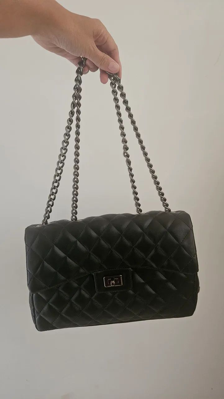 Bolsa Preta Matelassê  Maria Milão - Foto 3
