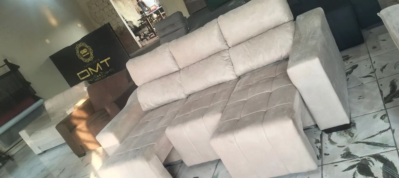 Sofá retrátil, reclinável disponível pronta entrega  - Foto 2