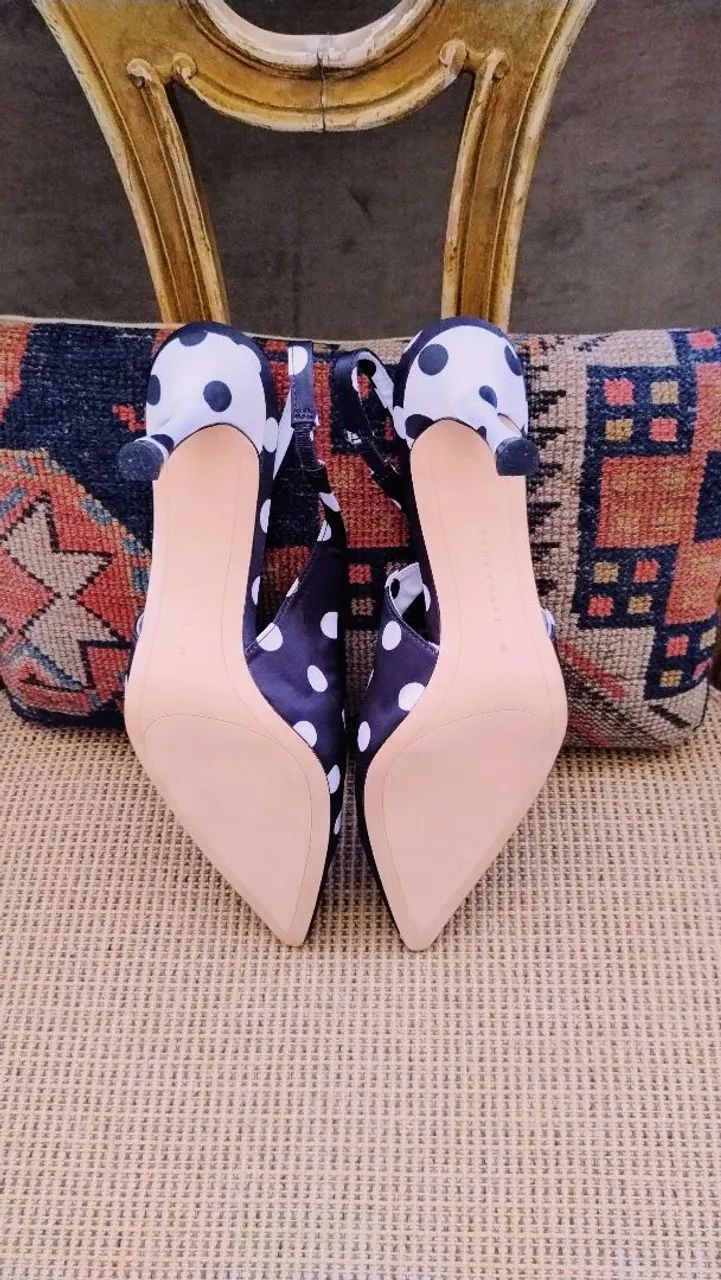 Scarpin Slingback P&B da Zara - Foto 2
