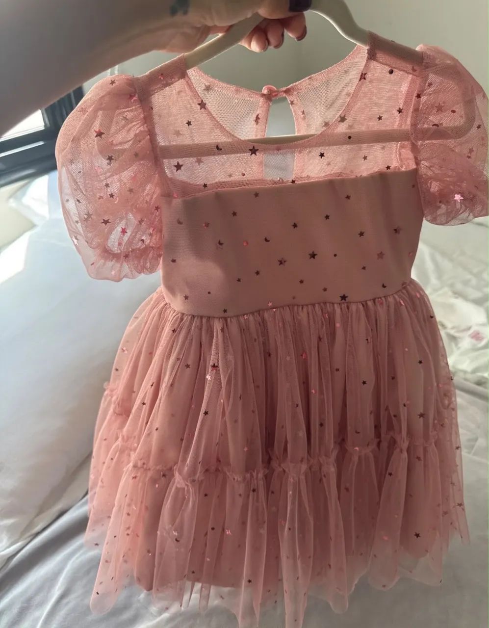 Vestido infantil estrelinha - Foto 3