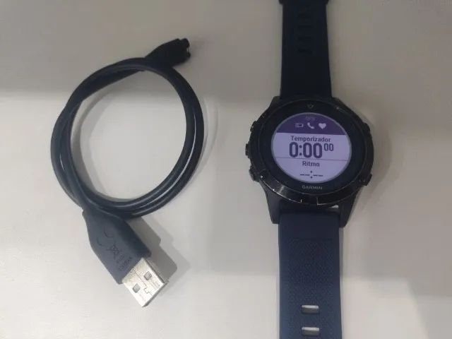Relogio com GPS e frequencimetro Garmin Fenix 5 - Foto 2