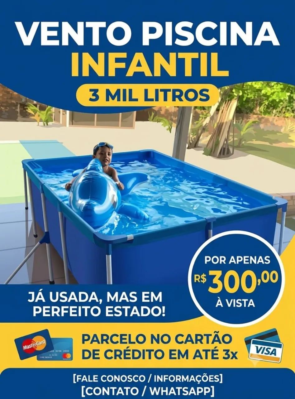 Piscina super divertida 