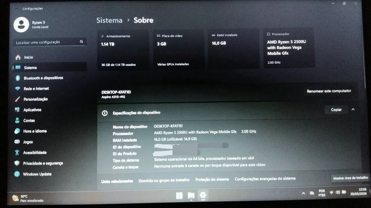 Notebook Acer Aspire 3 - Foto 2