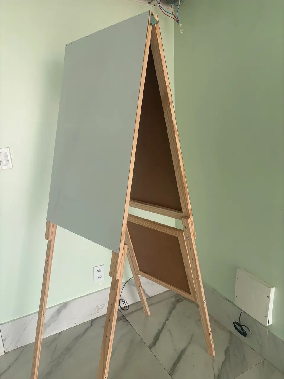 cavalete de madeira flip chart