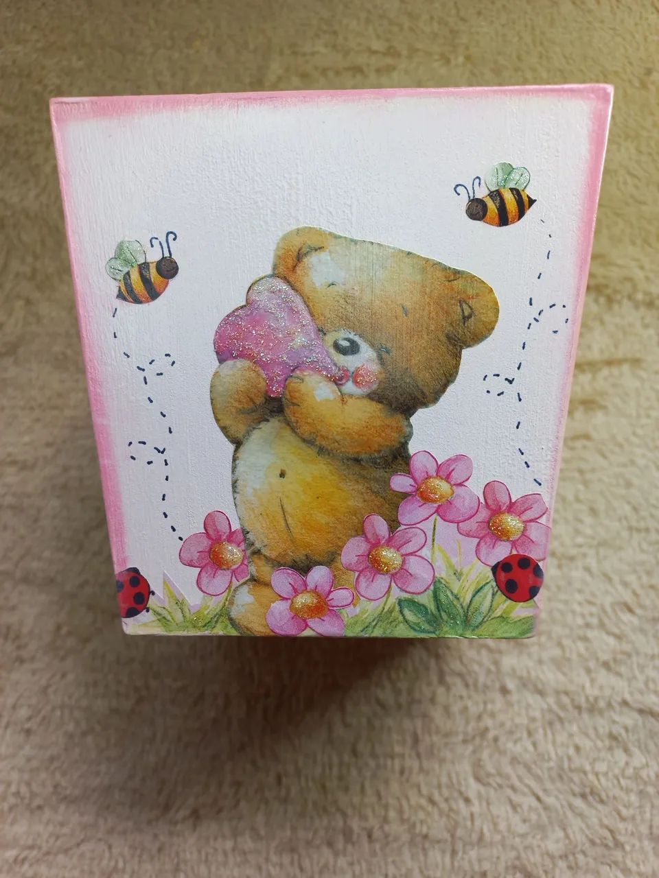 Cachepô MDF urso - Foto 4