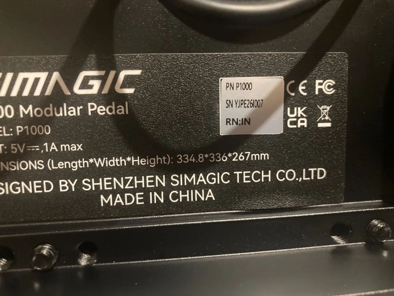 Pedal P1000 Simagic - Foto 4