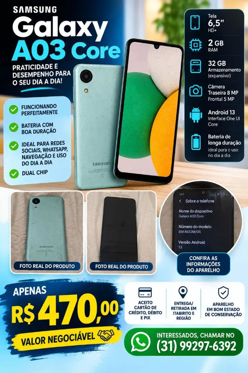 Smartphone Samsung A03 - Foto 3