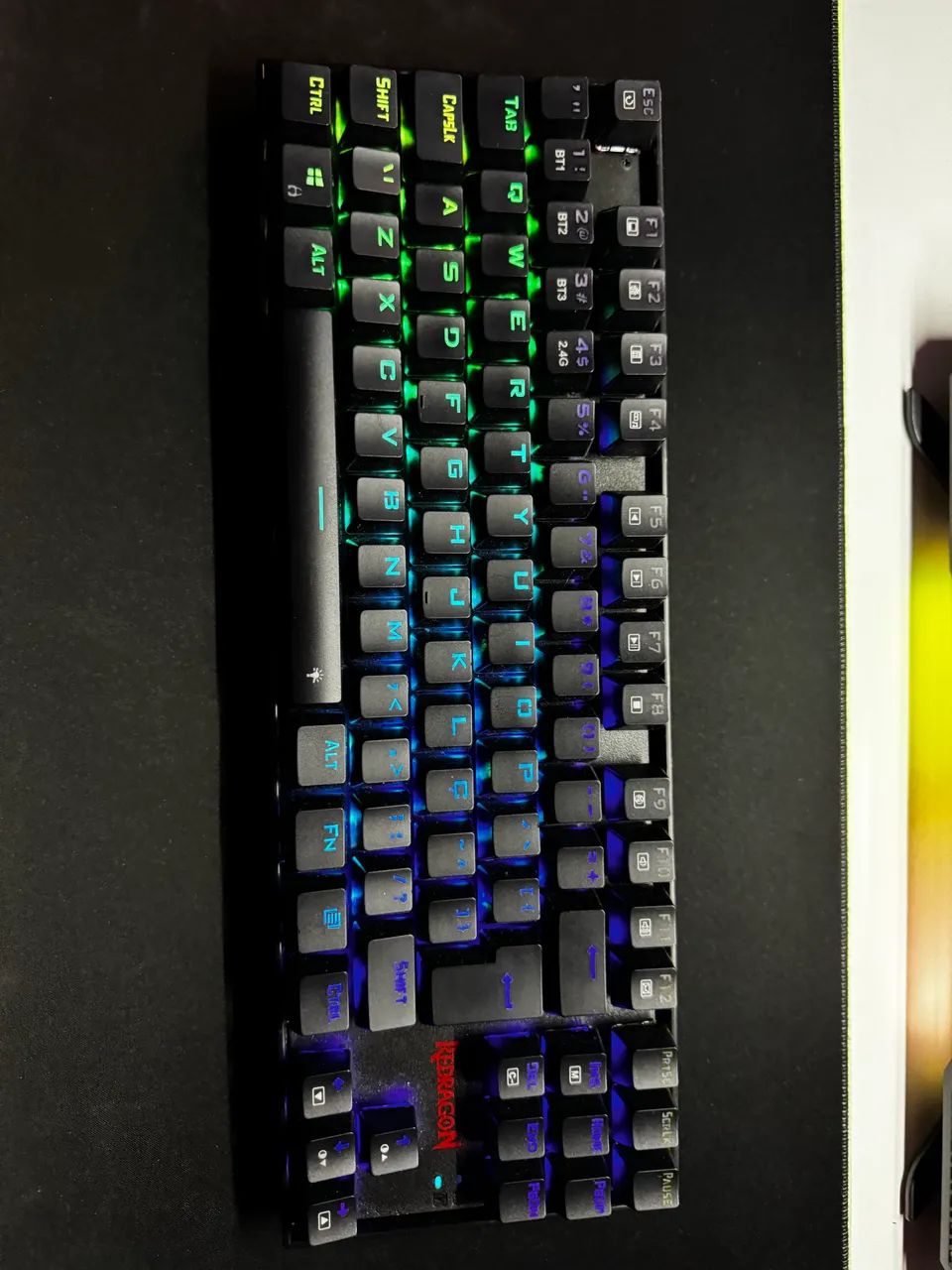 Vendo Teclado Redragon Kumara sem-fio - Foto 3