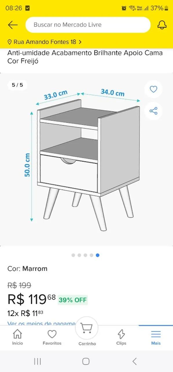 Criado mudo NOVO - Foto 3