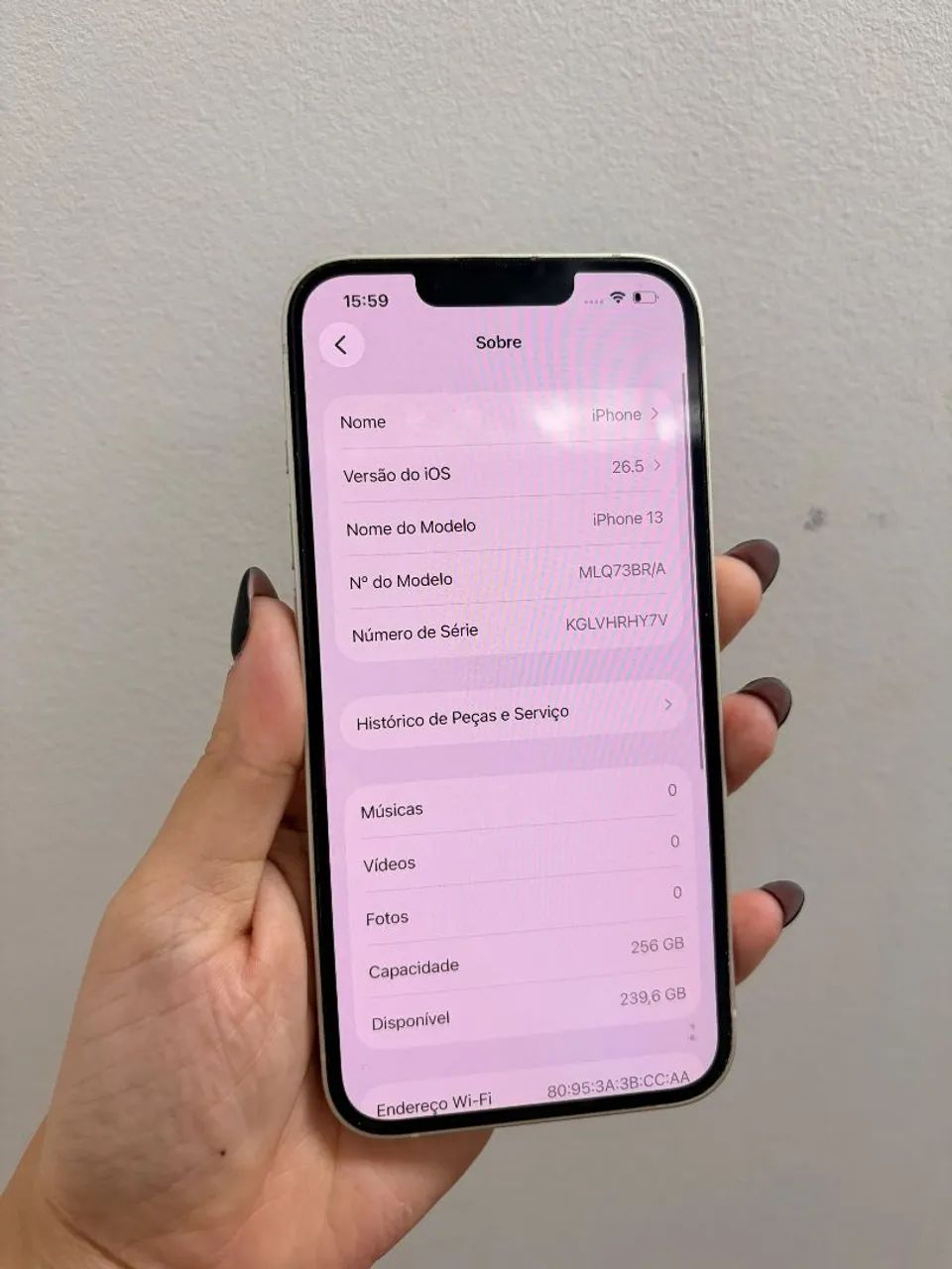 iPhone 13 256 GB com NF 