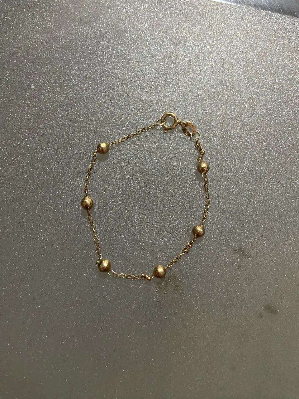 Pulseira infantil de ouro - Foto 3