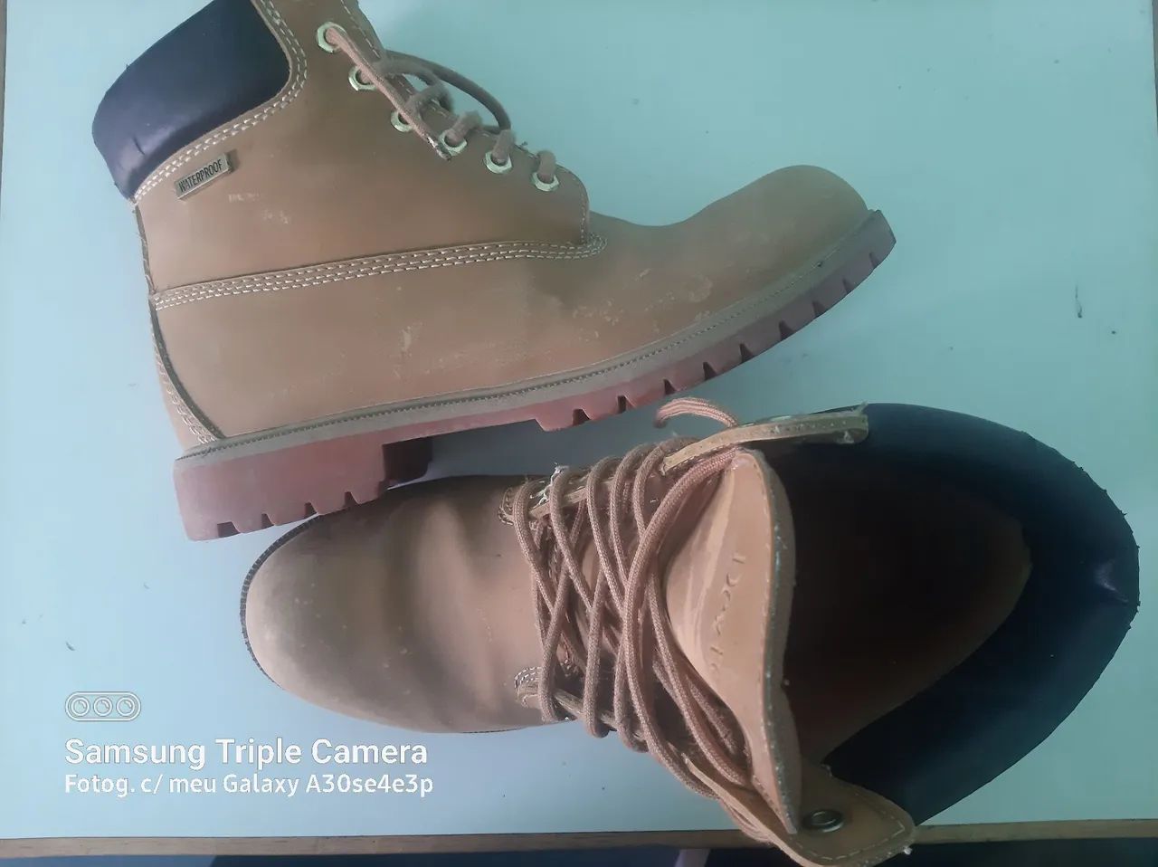 Bota Dexter Waterproof em couro original 
