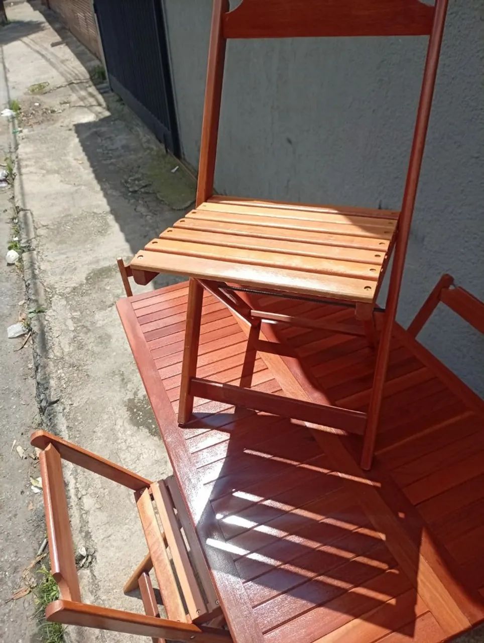 Conjunto de Mesas Dobráveis Paraju  - Foto 4