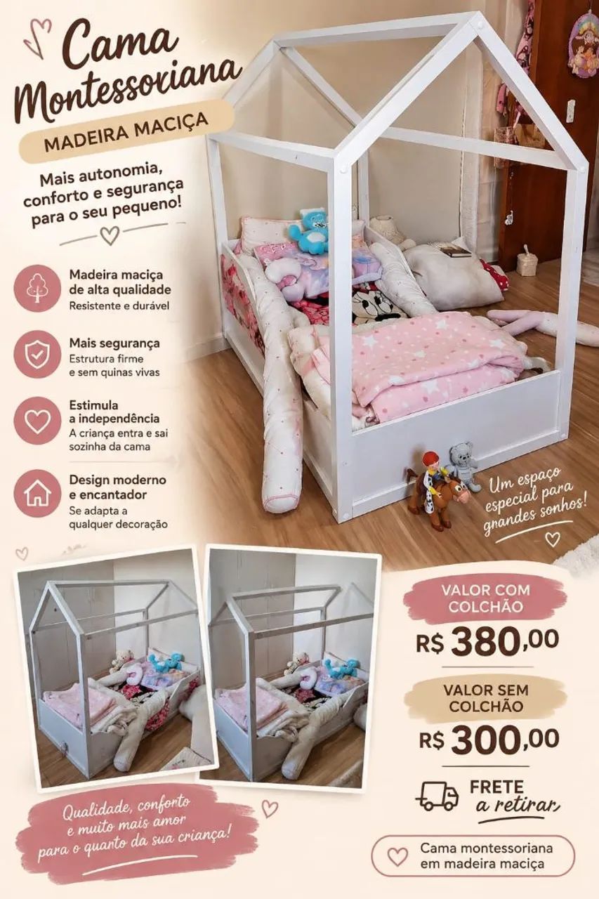 Cama Montessoriana 