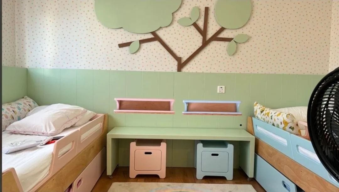 Árvore decorativa 3d e cabideiro infantil 