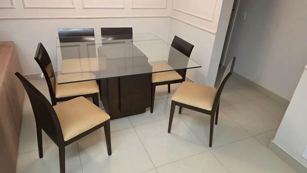 Mesa tipo bar Prima Linea com 6 cadeiras - Foto 5