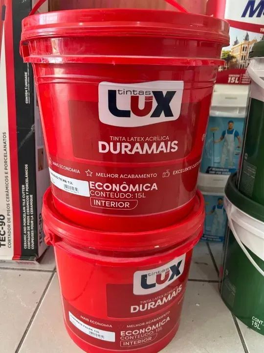 TINTA LUX DURAMAIS INTERNA 15LTS CORES NA DESCRIÇAO 