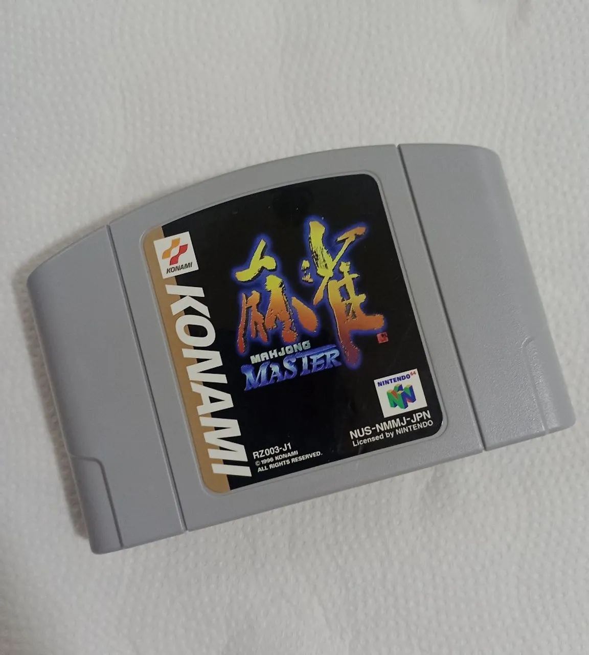 Jogo Original Mahjong Master Nintendo 64