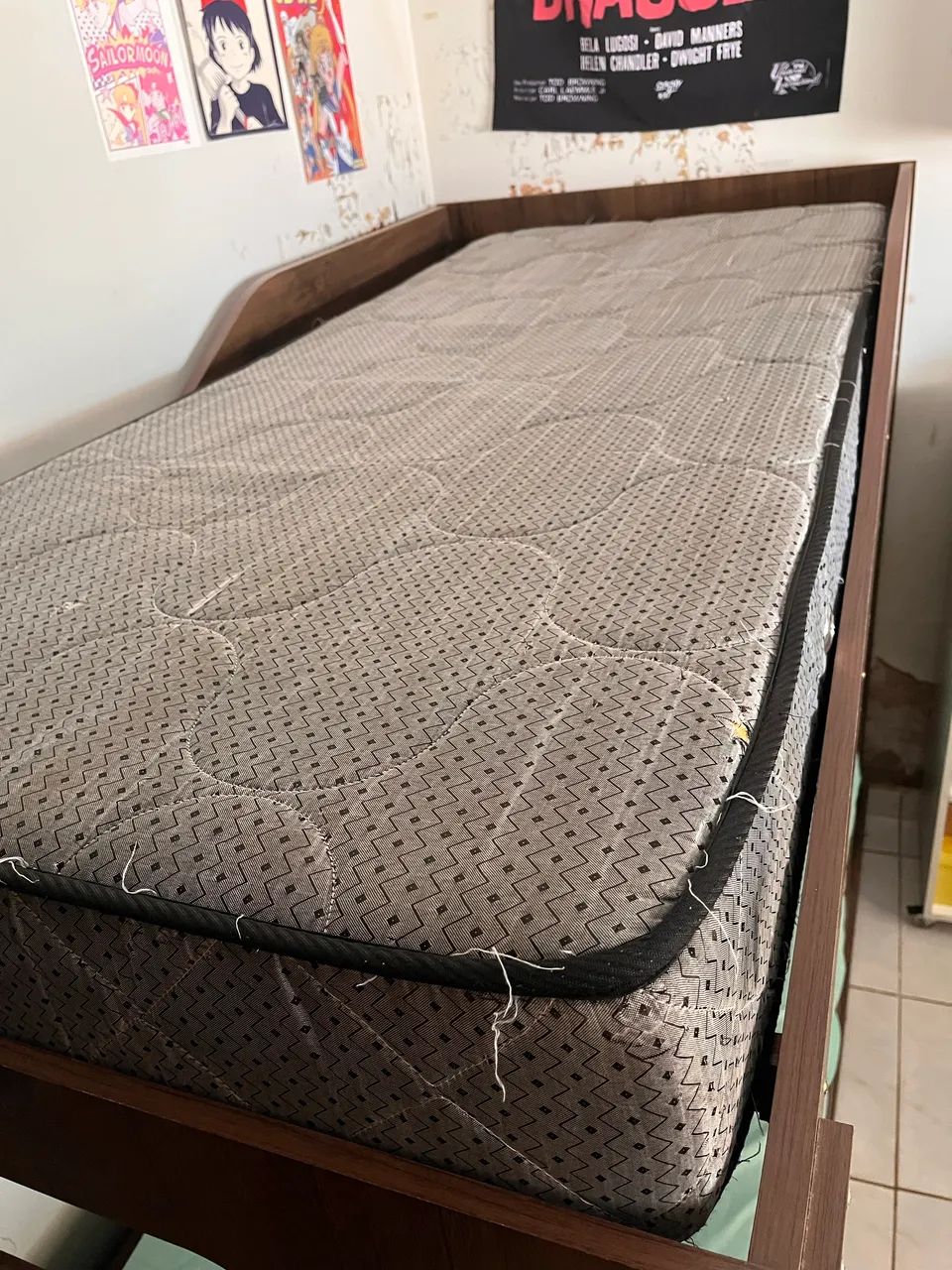 Beliche com cama auxiliar e colchão  - Foto 5