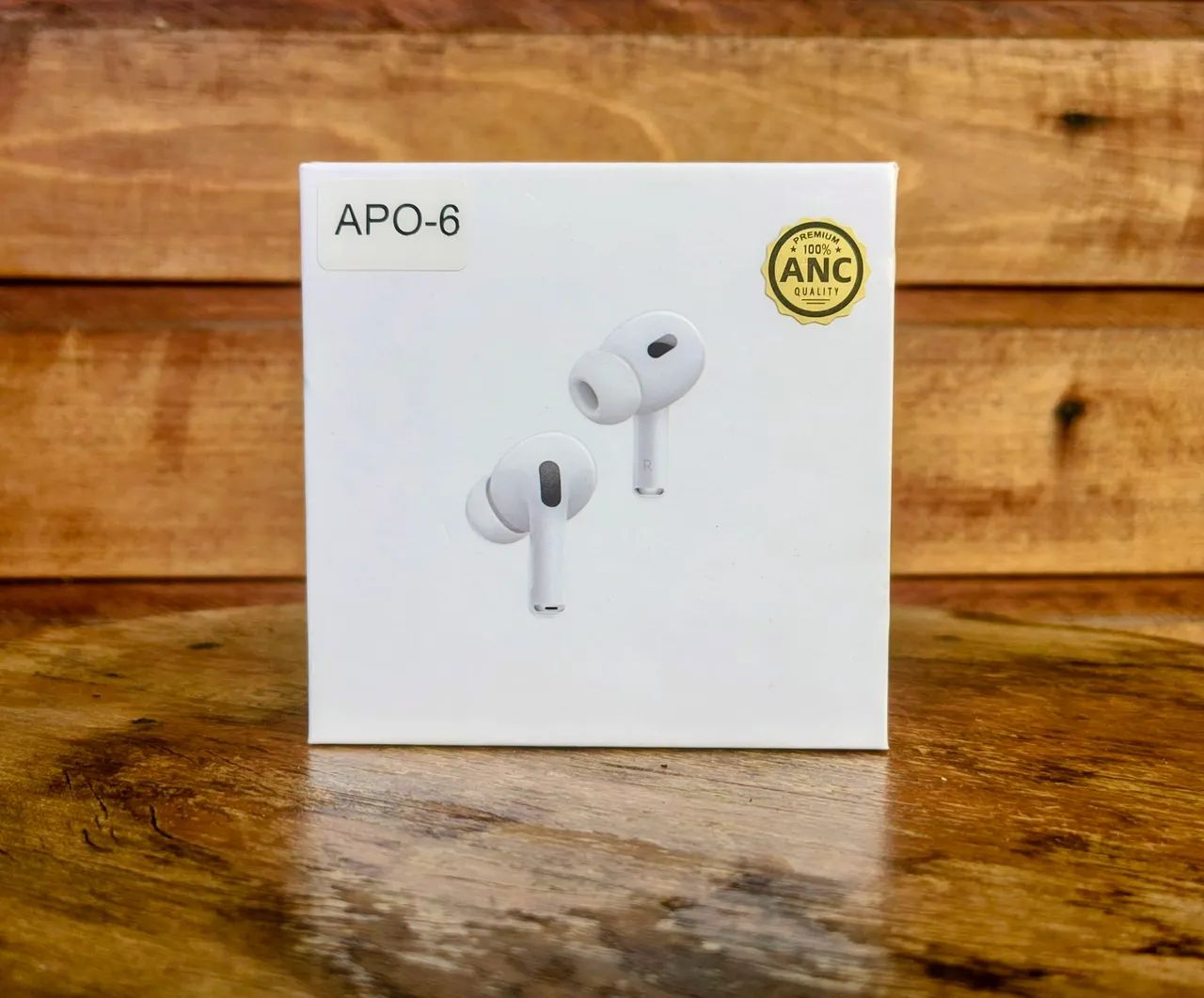 Fone Bluetooth Estilo AirPods Pro com ANC e Estojo USB-C - Novo - Foto 4