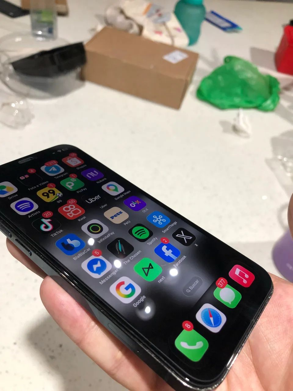 iPhone 12 Pro 128gb Face ID on bateria 100% - Foto 3