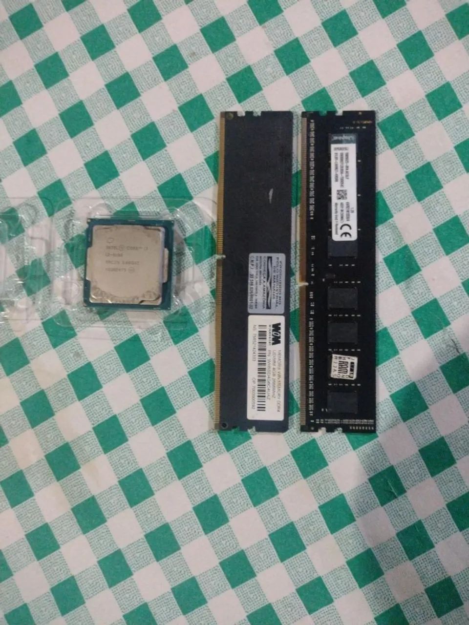 Kit processador e ram 