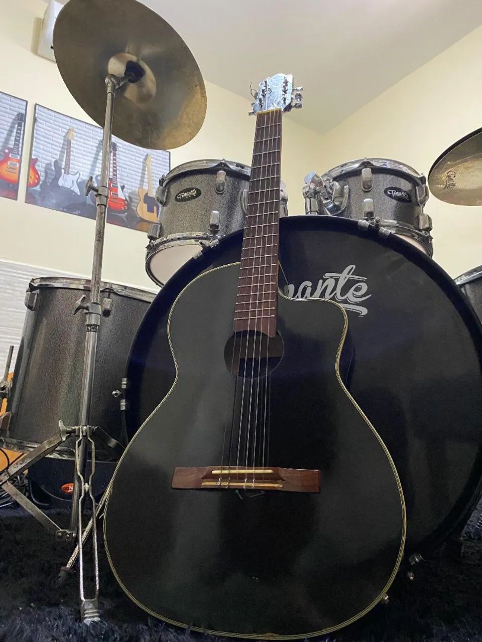 Violão Giannini elétrico perfeito estado