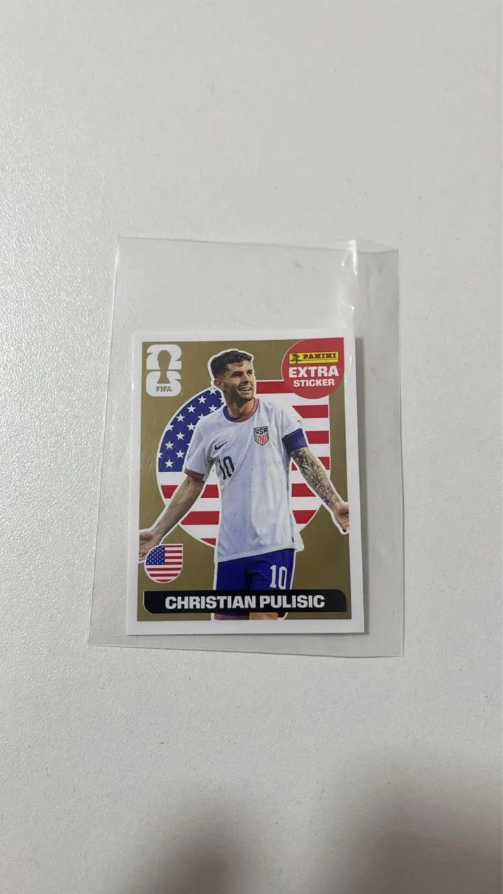 Figurinha extra legend Christian Pulisic ouro dourada 2026 - Foto 4