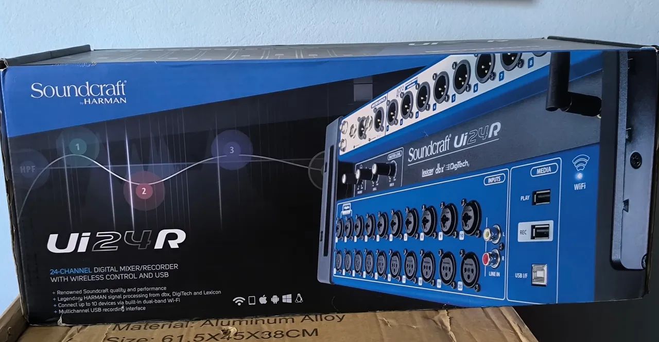 Mesa de Som Digital SondCraft Ui24r - Foto 5