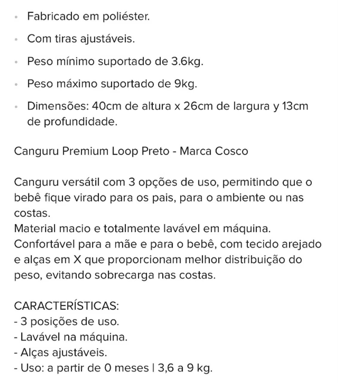 Canguru Cosco Kids - Foto 3