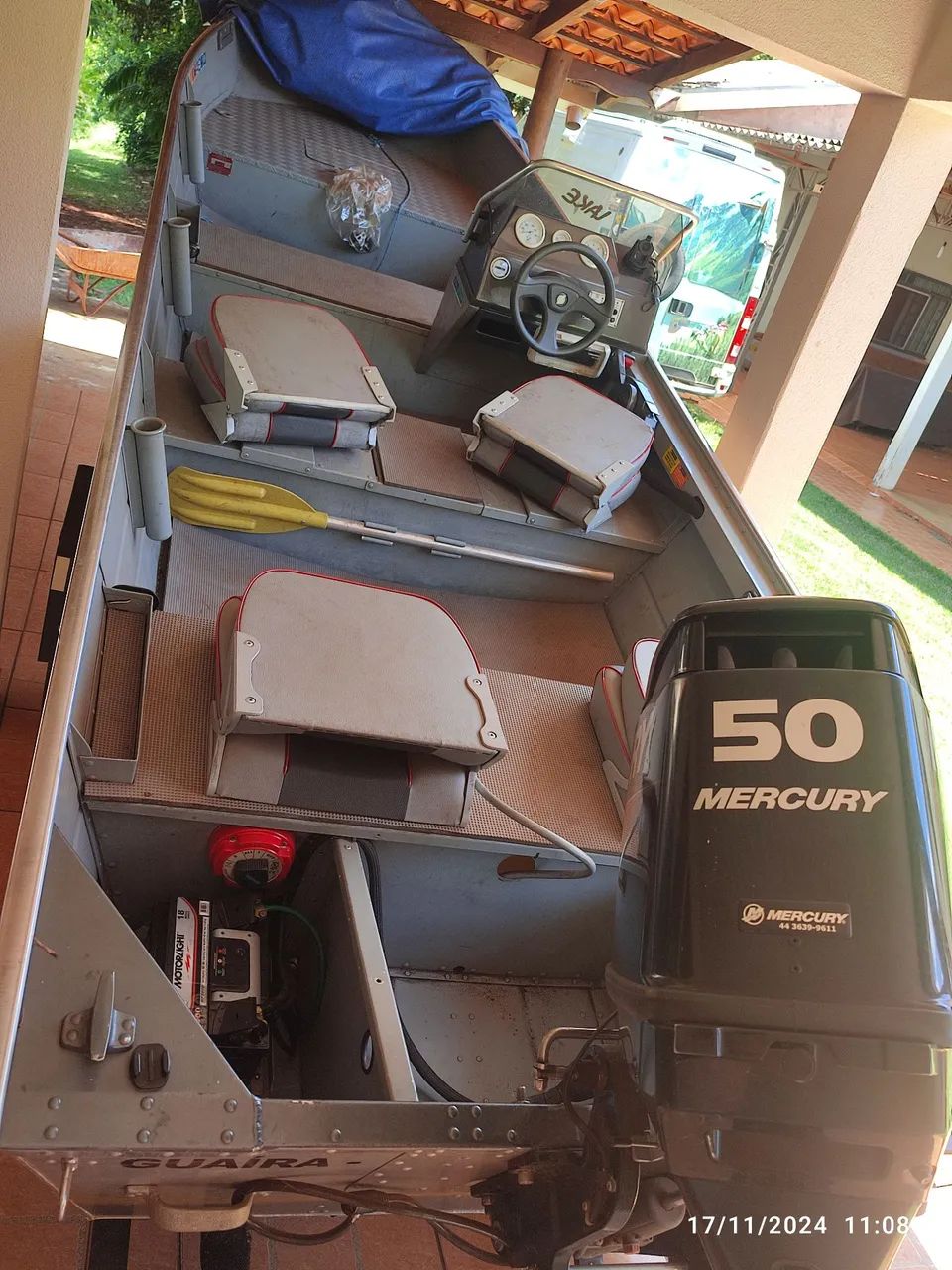 Lancha - barco - Levefort - Mercury 50hp - Foto 3