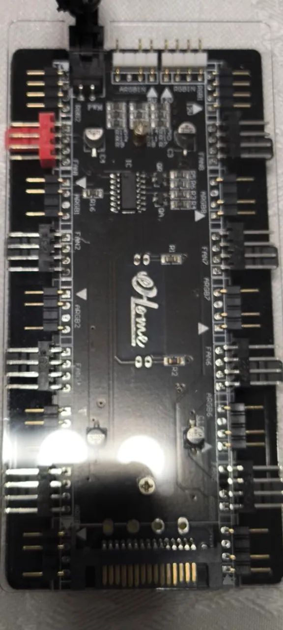 Controladora fans RGB e argb, PWM e alimentação sata - Foto 3