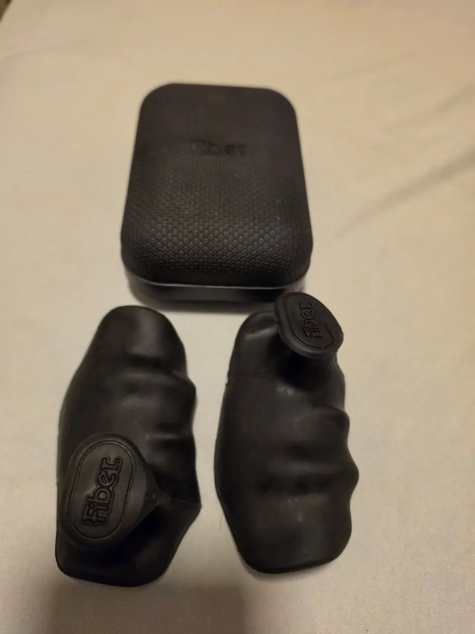 2 Strap Academia Fiber Octo MaxGrip Branco e Preto - Foto 2