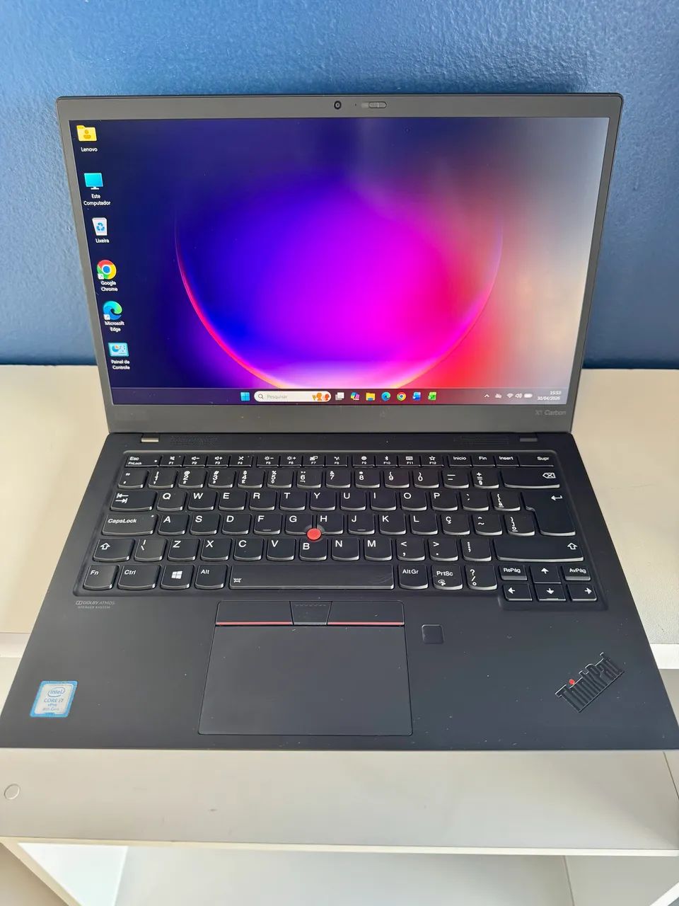 Notebook Lenovo Thinkpad X1 CARBON 7TH - IMPECÁVEL, nota 10
