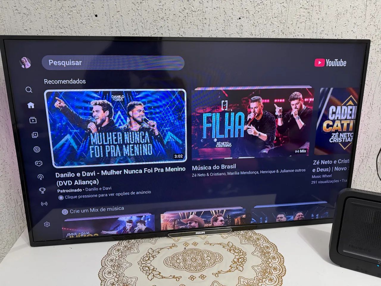 TV Philips 40 Polegadas Full HD com Ambilight (Luzes Traseiras) - Foto 3