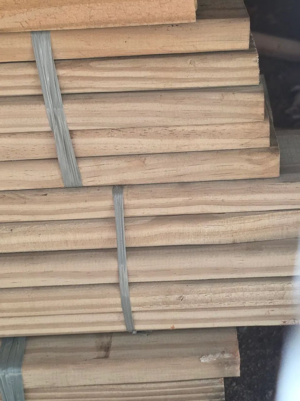 Madeira Deck pinus tratado de primeira