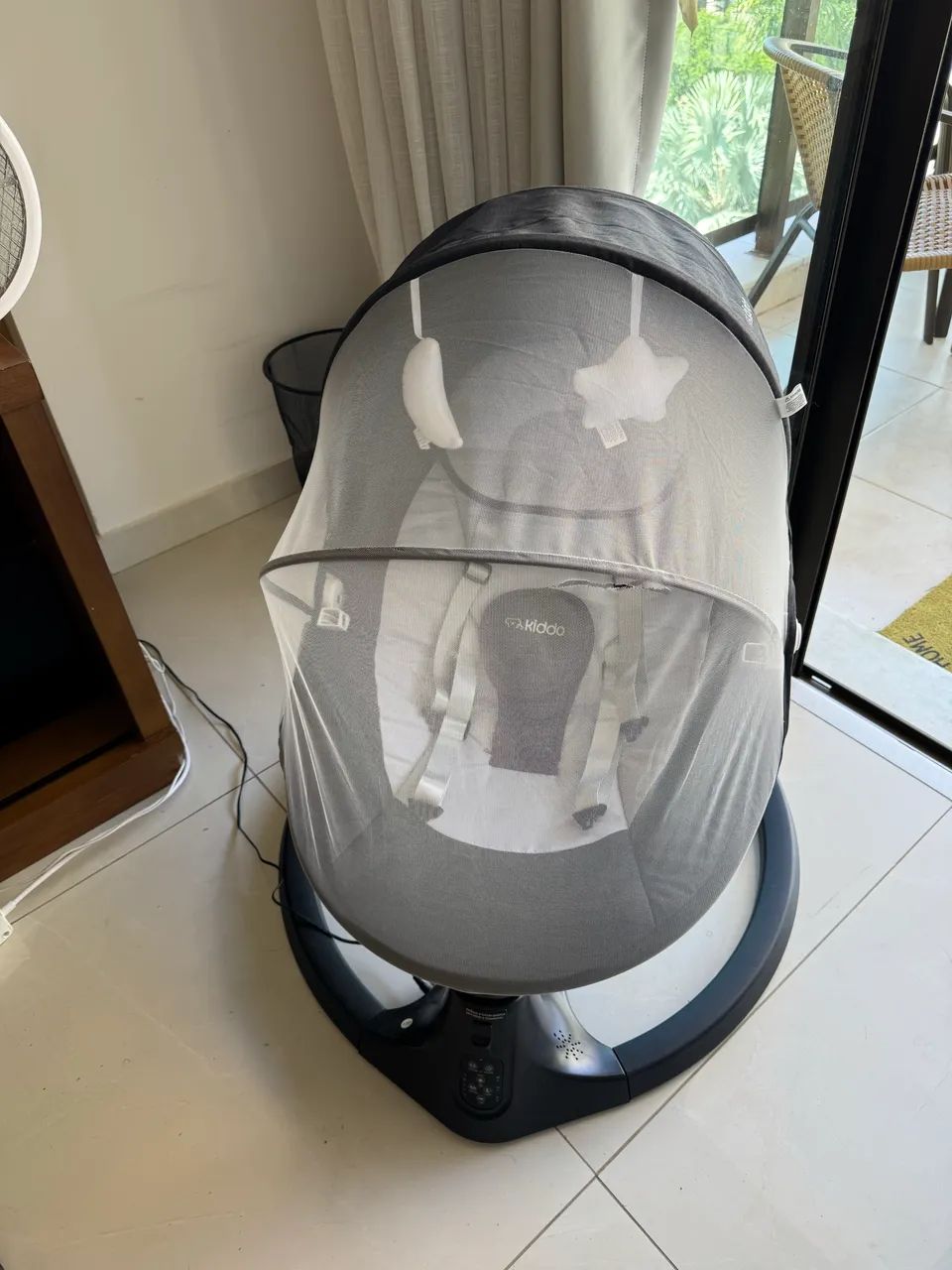 Cadeira De Balanço Bebe Automatica Loop Kiddo - Foto 3