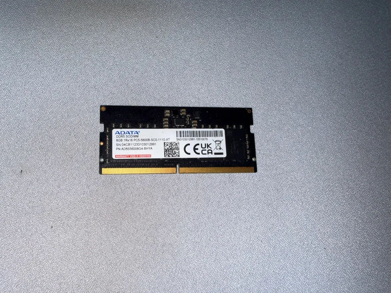 Memoria DDR5 Adata 8GB Notebook 5600mhz - Foto 3